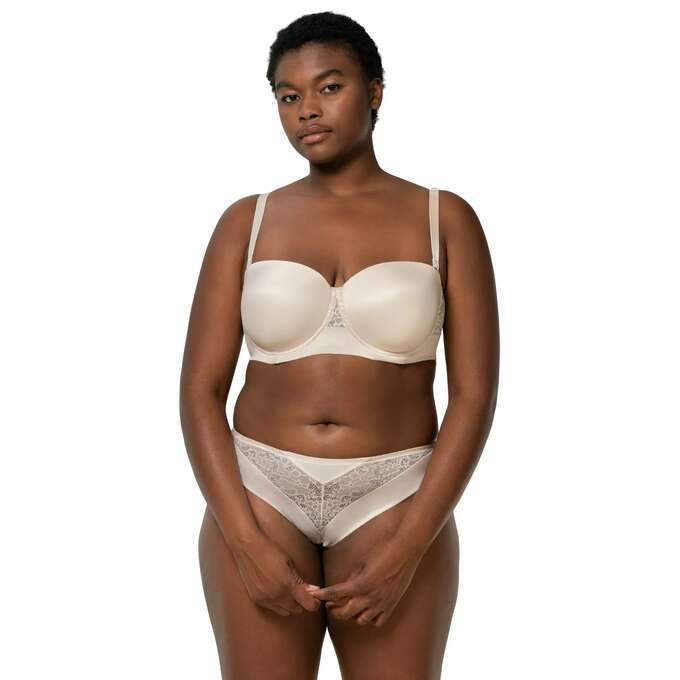 Wireless bra Triumph Cotton Beauty (White Wireless bra Triumph Cotton Beauty (White
