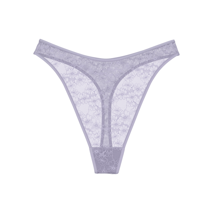 Slip Con Lacci Triumph Bright Spotlight High Leg - Modello String, Design Sgambato, Per Donna