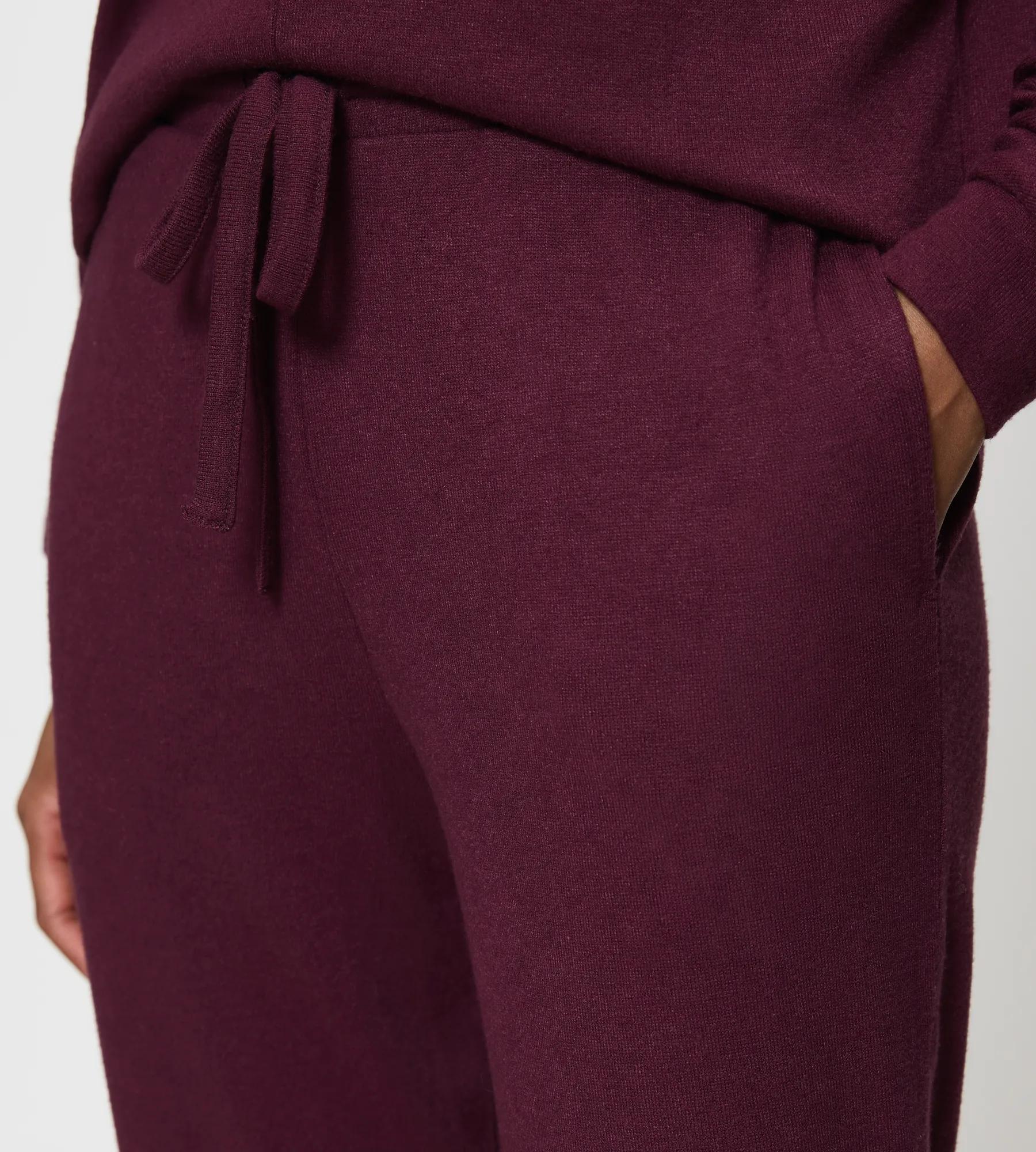 Triumph Comfort Cozy Women's Pajama Bottom Trousers, bordeaux